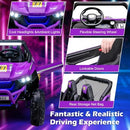 12V Two-Seater Kids' Electric Ride-On UTV Car in Violet Magic Cars 5