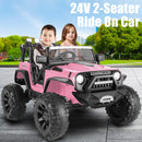 24V Electric 2-Seater Kids Ride-On Truck with Remote Control and Battery-Powered Wheels Magic Cars 19