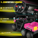 2-Seater 24V Electric 4WD Ride-On Dump Truck UTV Toy for Kids with Functional Dump Bed Magic Cars 8