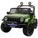 2-Seater 24V Kids Electric Jeep Car Truck with Remote Control, 6mph Battery-Powered Ride-On Magic Cars 0