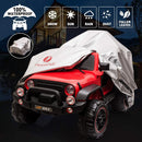 2-Seater 12V Electric Ride-On Truck and Car with Parental Remote Control and Protective Cover for Kids Magic Cars 1