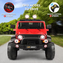 2-Seater 12V Electric Ride-On Truck and Car with Parental Remote Control and Protective Cover for Kids Magic Cars 2