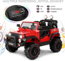 2-Seater 12V Electric Ride-On Truck and Car with Parental Remote Control and Protective Cover for Kids Magic Cars 3