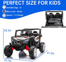 12V Battery Operated Kids Electric Car UTV with Remote Control for Two Passengers Magic Cars 4