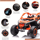 2-Seater Electric 4WD Off-Road UTV Ride-On Car Truck for Kids with Dual 24V Batteries Magic Cars 2