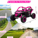 2-Seater Electric Off-Road UTV Ride-On Car for Kids with 4WD and Remote Control Magic Cars 24