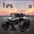 2-Seater 24V Electric Ride-On UTV Car for Kids with Music, Horn, and Remote Control Magic Cars 4