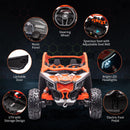2-Seater Licensed Electric Can-Am Off-Road 4WD UTV Ride-On Car for Kids Magic Cars 2