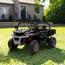 2-Seater Electric Ride-On UTV Vehicle with Remote Control and Non-Slip Black Design Magic Cars 1