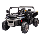 2-Seater Electric Ride-On UTV Vehicle with Remote Control and Non-Slip Black Design Magic Cars 3
