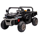 2-Seater Electric Ride-On UTV Vehicle with Remote Control and Non-Slip Black Design Magic Cars 8