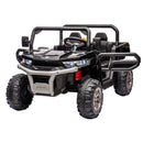 2-Seater Electric Ride-On UTV Vehicle with Remote Control and Non-Slip Black Design Magic Cars 9