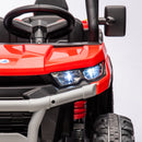 2-Seater Electric Ride-On UTV with Remote Control and Non-Slip Wheels Black and Red Magic Cars 11