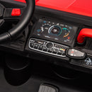 2-Seater Electric Ride-On UTV with Remote Control and Non-Slip Wheels Black and Red Magic Cars 15