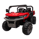 2-Seater Electric Ride-On UTV with Remote Control and Non-Slip Wheels Black and Red Magic Cars 6