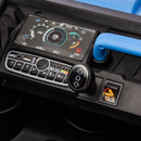 2-Seater Blue Electric Ride-On UTV with Remote Control and Non-Slip Tires Magic Cars 14