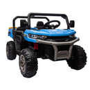 2-Seater Blue Electric Ride-On UTV with Remote Control and Non-Slip Tires Magic Cars 4