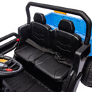 2-Seater Blue Electric Ride-On UTV with Remote Control and Non-Slip Tires Magic Cars 5