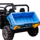 2-Seater Blue Electric Ride-On UTV with Remote Control and Non-Slip Tires Magic Cars 7