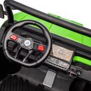2-Seater Electric Ride-On UTV with Remote Control and Non-Slip Tires Green Magic Cars 13