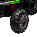 2-Seater Electric Ride-On UTV with Remote Control and Non-Slip Tires Green Magic Cars 18