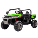 2-Seater Electric Ride-On UTV with Remote Control and Non-Slip Tires Green Magic Cars 4