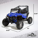 12V Battery-Powered 2-Seater Talon All-Terrain UTV Ride-On for Ages 3+ Magic Cars 4