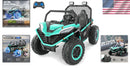 12V Electric 2-Seater XL Kids Off-Road UTV Ride-On Car with Bluetooth Music Magic Cars 1