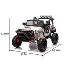 2-Seater 24V Electric Ride-On Truck for Kids with 400W Motor and Remote Control Magic Cars 7