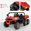 2-Seater 24V 4WD Kids Electric Ride-On Car with Remote Control and Dump Bed Magic Cars 2