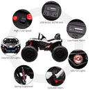 2-Seater 24V Electric Ride-On UTV Car for Kids with LED Lights and Remote Control Magic Cars 12