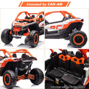 2-Seater 24V Electric Ride-On UTV for Kids Licensed Can-Am 4WD Truck with Remote Control Magic Cars 10