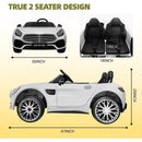 12V Battery-Powered Electric Ride-On Car for Kids with 2 Seats, Remote Control, and MP3 Player Magic Cars 2