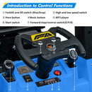 12V Electric Ride-On Forklift Car with Liftable Fork, 2 Speeds, Remote Control, and Music Magic Cars 4