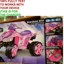 6V Pink Kid Trax Stardust ATV Ride-On Wall Charger AC Adapter KT1260TG Magic Cars 3