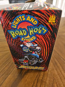 2001 ROAD RIPPERS HARLEY DAVIDSON CHOPPER 3401 RED with FLAMES in BOX Magic Cars 4