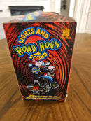 2001 ROAD RIPPERS HARLEY DAVIDSON CHOPPER 3401 RED with FLAMES in BOX Magic Cars 5