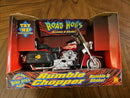 2001 ROAD RIPPERS HARLEY DAVIDSON CHOPPER 3401 RED with FLAMES in BOX Magic Cars Variant 0