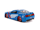 2006 Ford Mustang GT Diecast with Captain America Avengers Figurine Marvel S Magic Cars 7