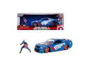 2006 Ford Mustang GT Diecast with Captain America Avengers Figurine Marvel S Magic Cars Variant 0