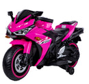 12V Pink Ride-On Motorcycle for Kids - Perfect for Boys and Girls