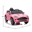 12V Dual-Drive Electric Ride-On Car for Kids with Remote Control and Music Pink Battery-Powered Magic Cars 2