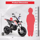 12V Electric Kids Off-Road Dirt Bike with Training Wheels and Music Features Magic Cars 5