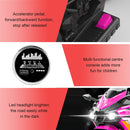 12V Electric Kids Ride-On Dirt Bike with 3 Wheels Pink Lighted Child Motorcycle Magic Cars 4