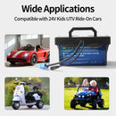 24V 7Ah Li-ion Rechargeable Battery for Kids UTV Ride-On Toys Magic Cars 5