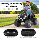 Electric Toddler Ride-On ATV Car with 2-Speed Settings and Kids Playard for Ages 3-8 Magic Cars 5