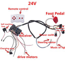 24 Volt Children's Electric Car DIY Wiring and Switch Kit with 2.4G Bluetooth Control Magic Cars 1