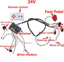 24 Volt Electric Kids Car DIY Wiring and Switch Kit with 2.4G Bluetooth Control Magic Cars 1