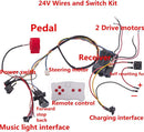 24 Volt Electric DIY Children's Car Kit with Modified Wires, Switch, and Remote Control Magic Cars 2