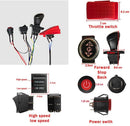 24V DIY Wiring Harness Conversion Kit for Children's Ride-On Cars, 2.4G Remote Set - Black Magic Cars 4